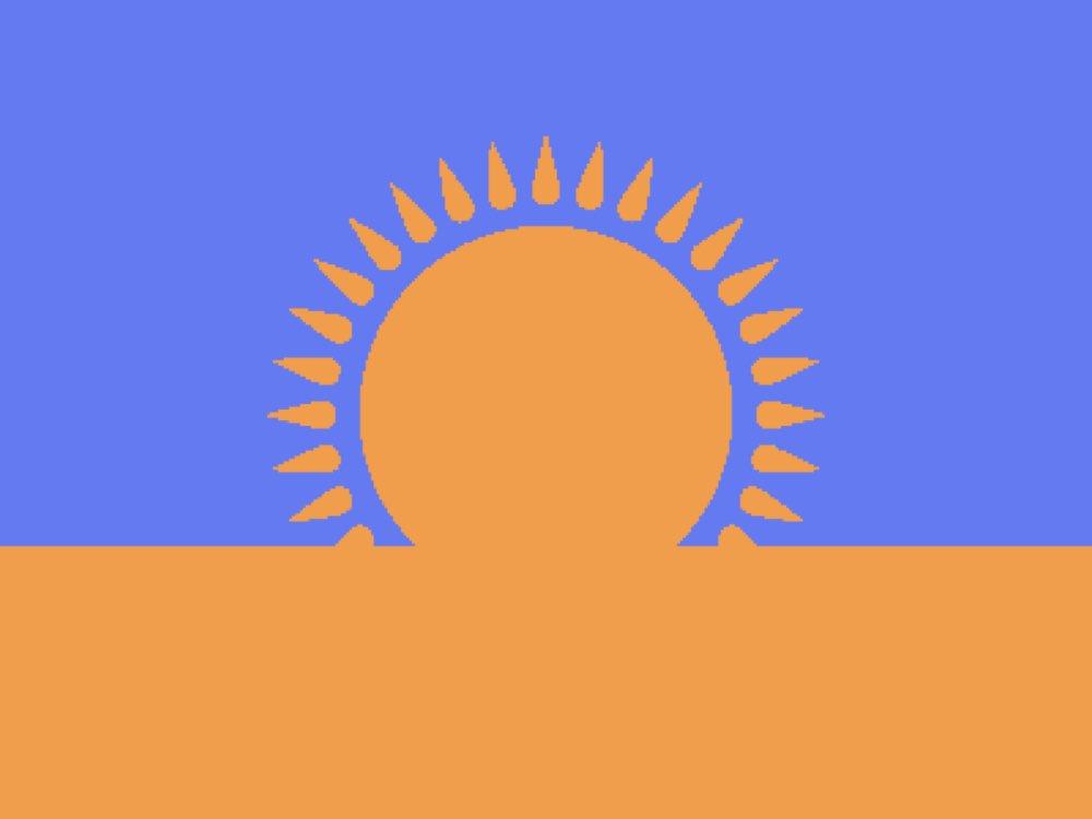 Flag design for Kosovo