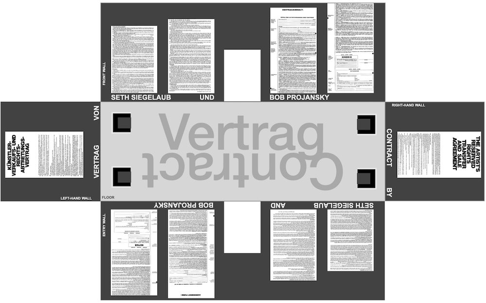 Exhibition display Artist's Reserved Rights Transfer and Sale Agreement